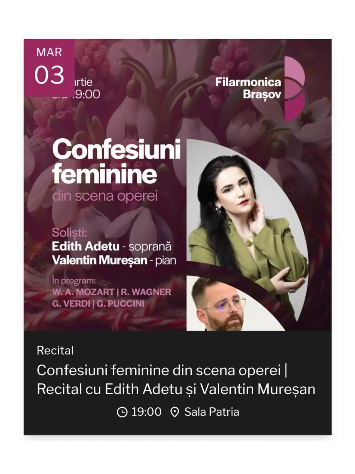 Poster Chamber Recital Braşov